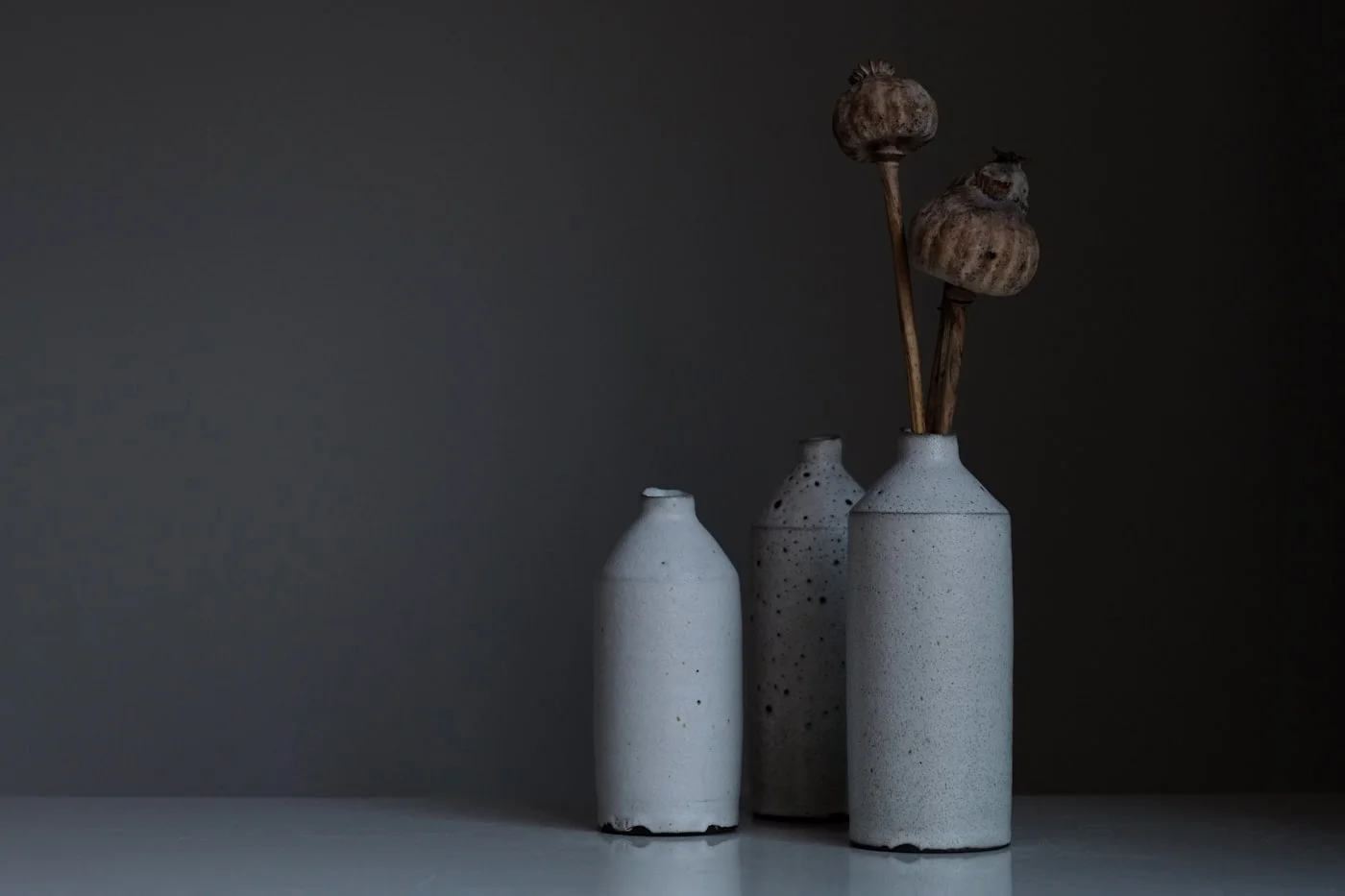 Pair of Famille Rose Vases